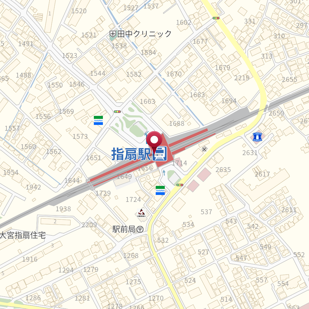 指扇駅 川越線 の地図 住所 電話番号 Mapfan