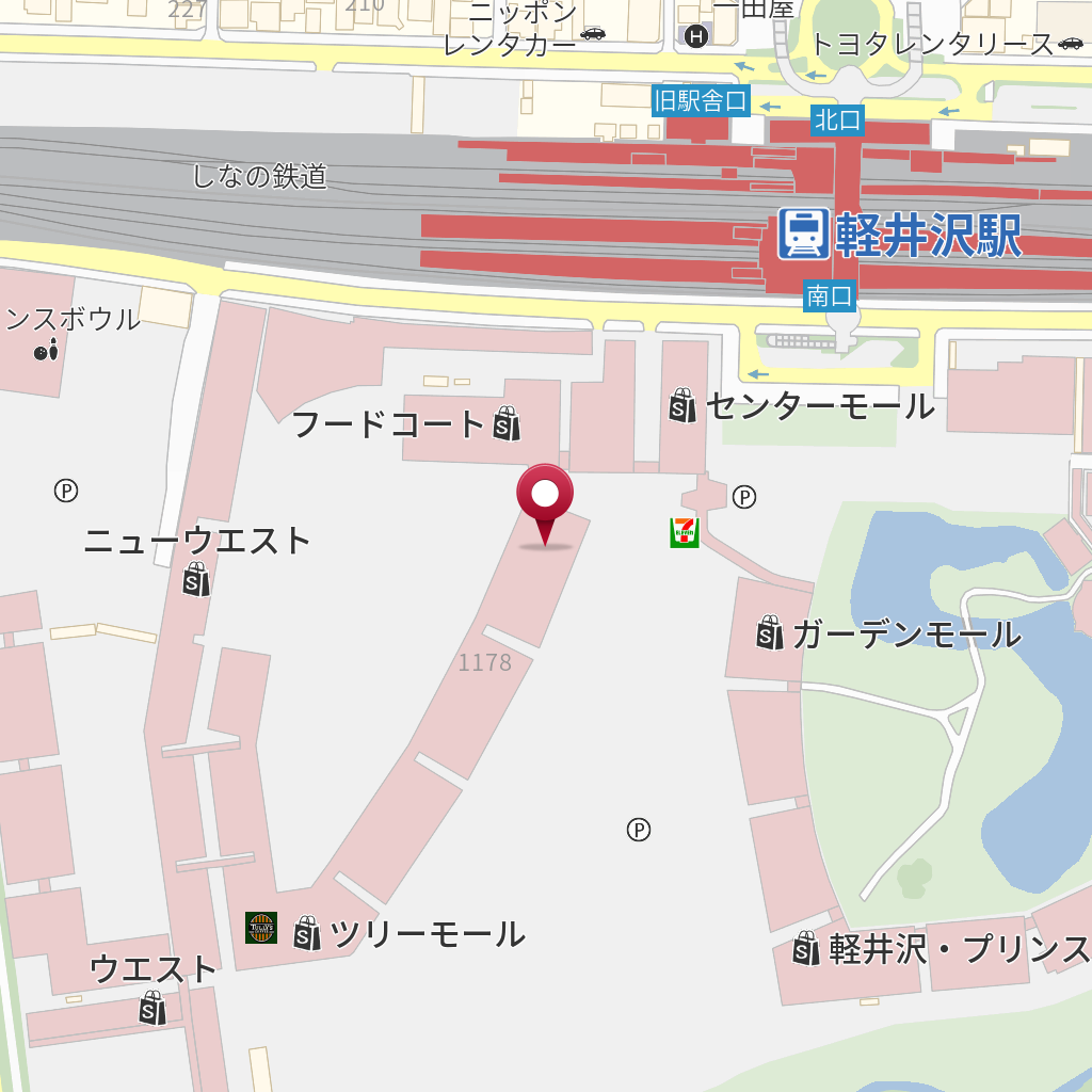 グッチ軽井沢アウトレット の地図、住所、電話番号 MapFan