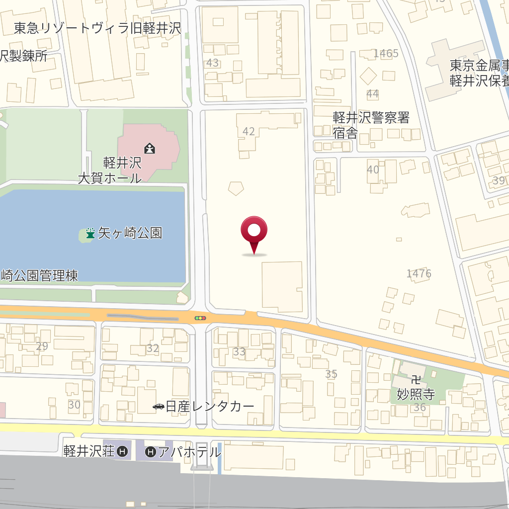 新軽井沢駐車場 の地図 住所 電話番号 Mapfan