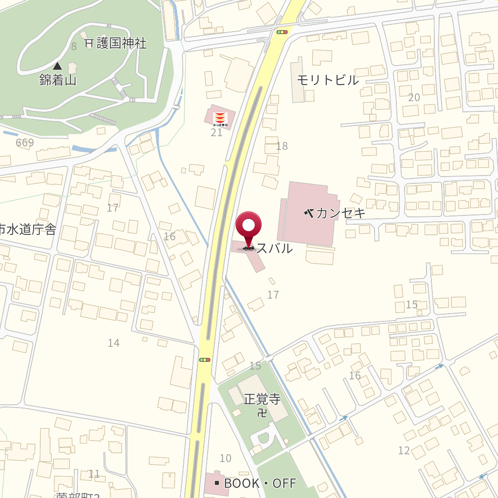 栃木スバル自動車 栃木店 の地図 住所 電話番号 Mapfan