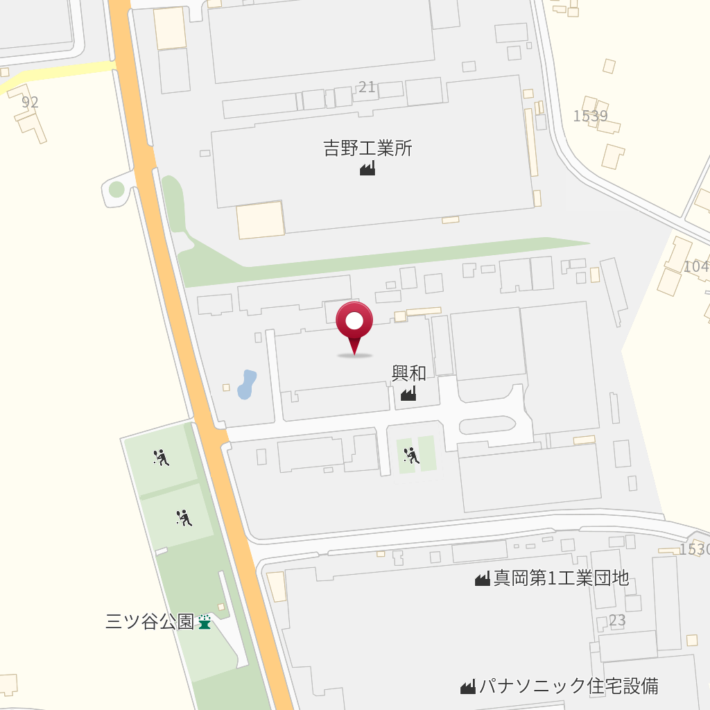 興和真岡工場 の地図 住所 電話番号 Mapfan