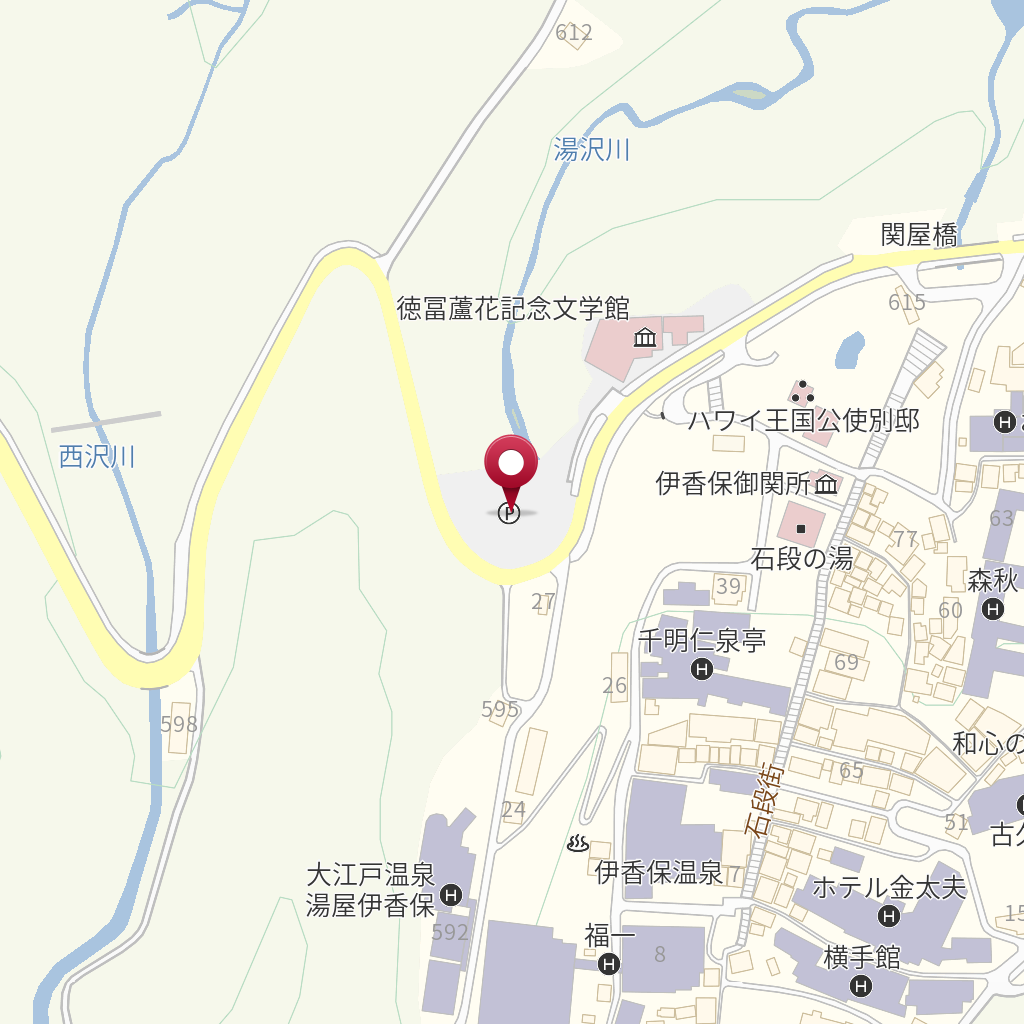 徳冨蘆花記念文学館駐車場 の地図 住所 電話番号 Mapfan