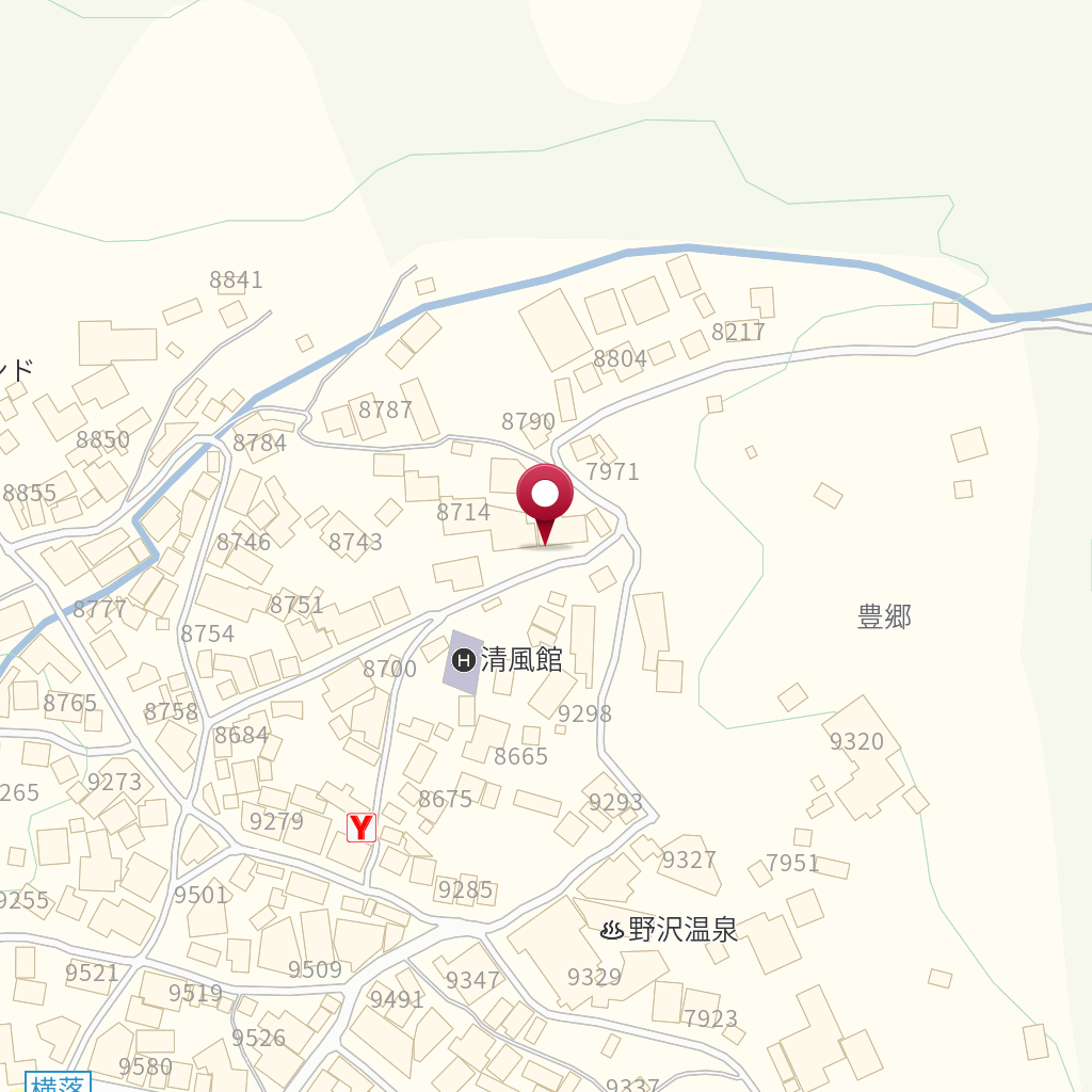 信州野沢温泉村のホテル住吉屋 の地図 住所 電話番号 Mapfan