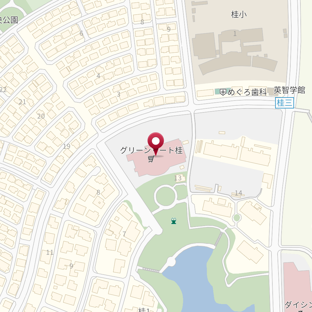 グリーンマート桂店 の地図 住所 電話番号 Mapfan
