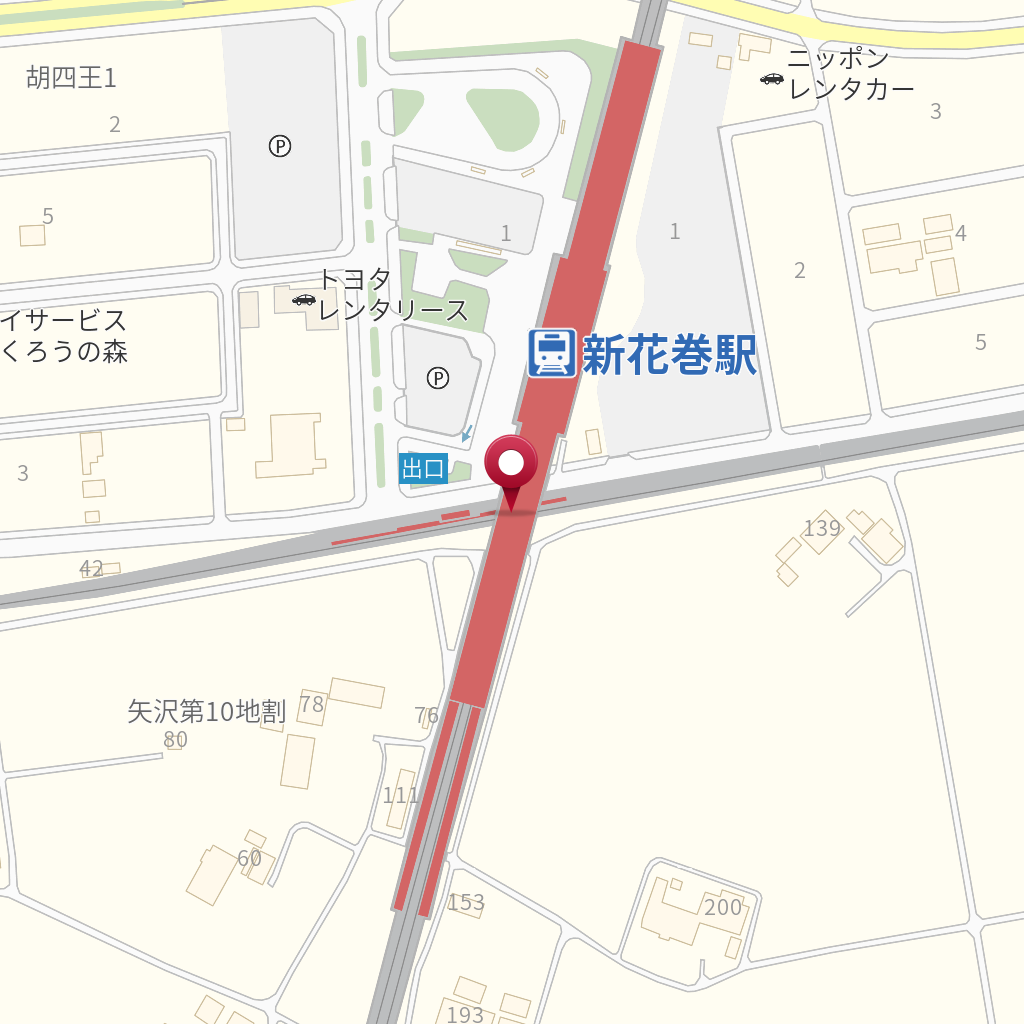 新花巻駅（東北新幹線） の地図、住所、電話番号 MapFan