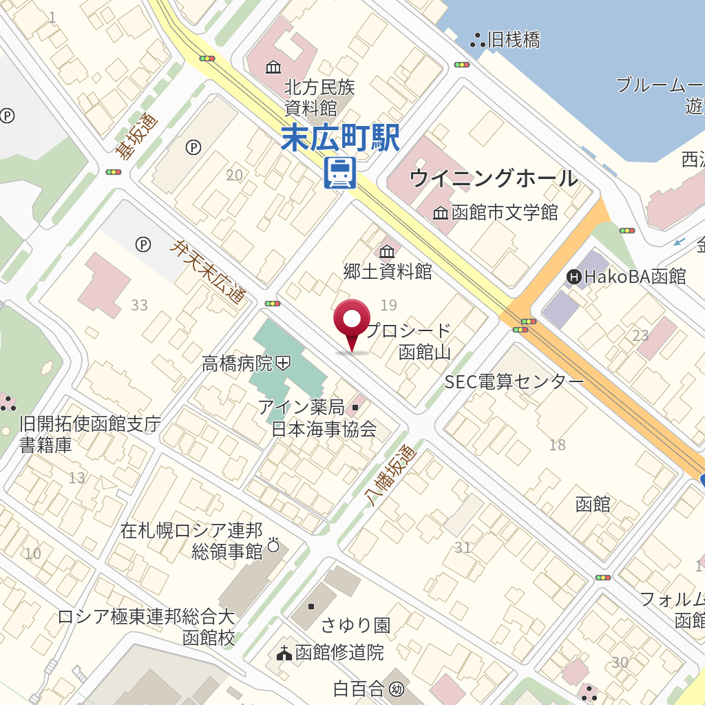 みちのく銀行函館高橋病院前 の地図 住所 電話番号 Mapfan