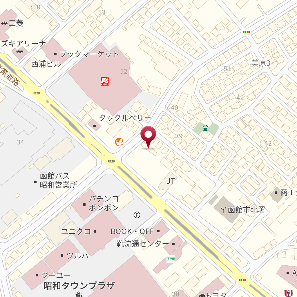 函館マツダ美原ユーカーランド の地図 住所 電話番号 Mapfan