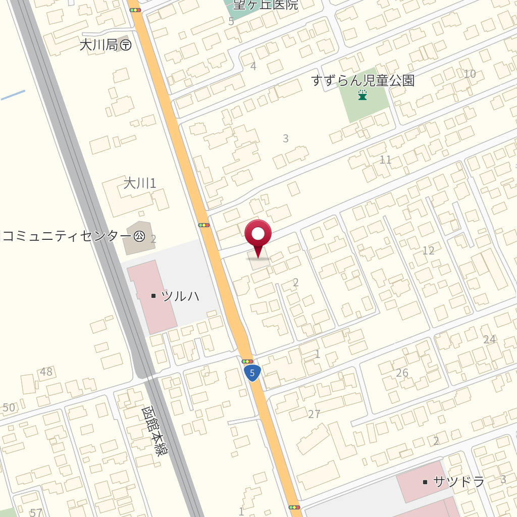 渡島信用金庫赤松街道支店 の地図 住所 電話番号 Mapfan