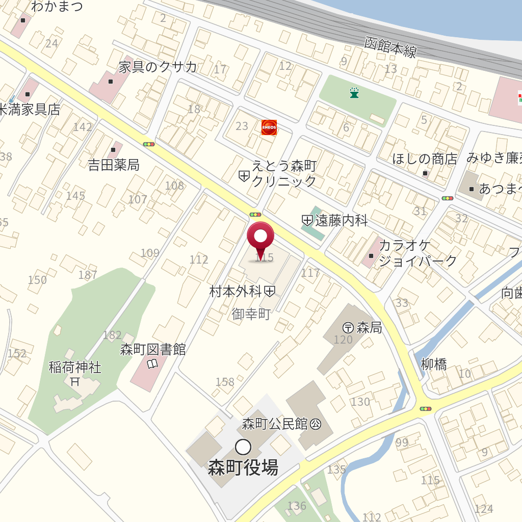 渡島信用金庫 の地図 住所 電話番号 Mapfan