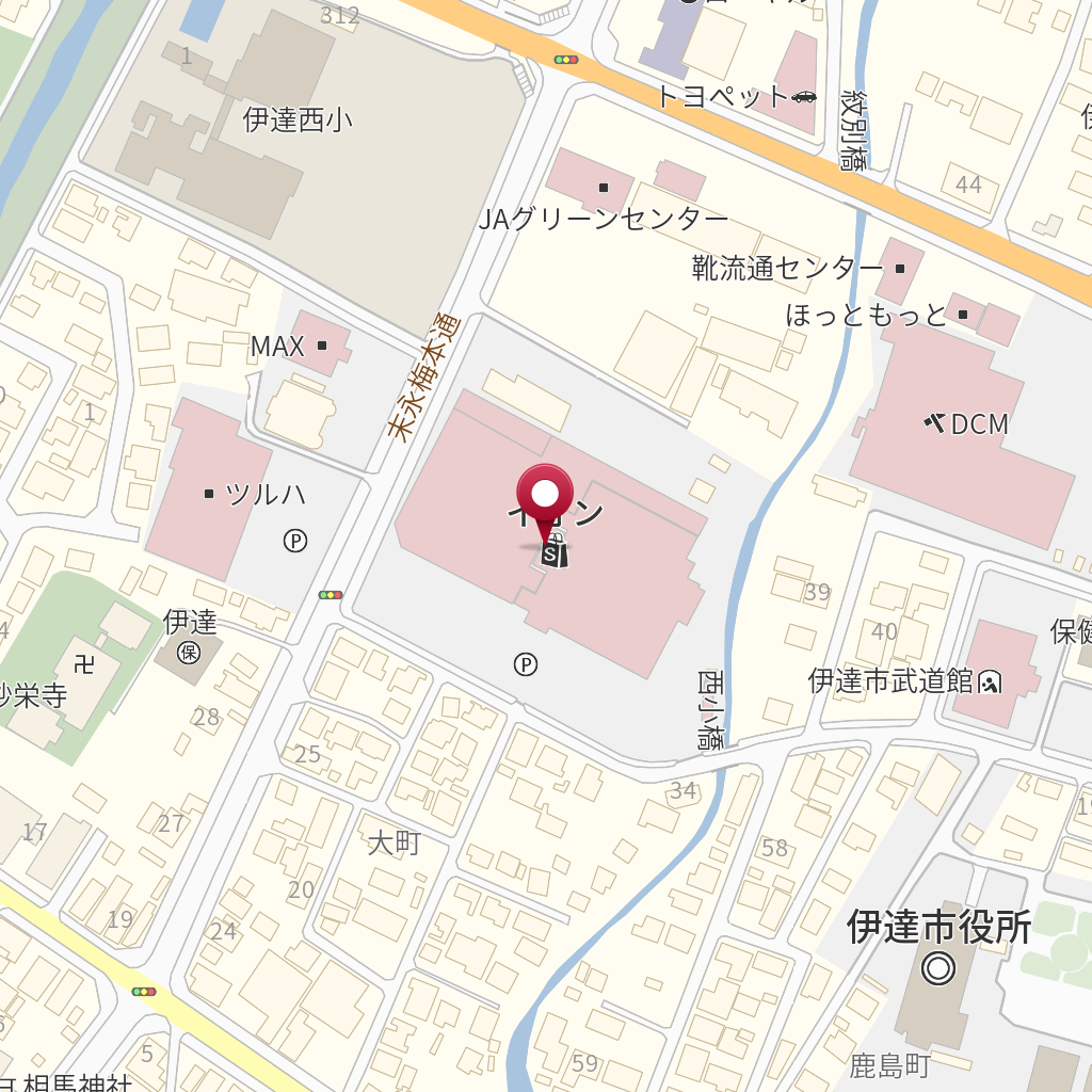 イオン伊達店 の地図 住所 電話番号 Mapfan