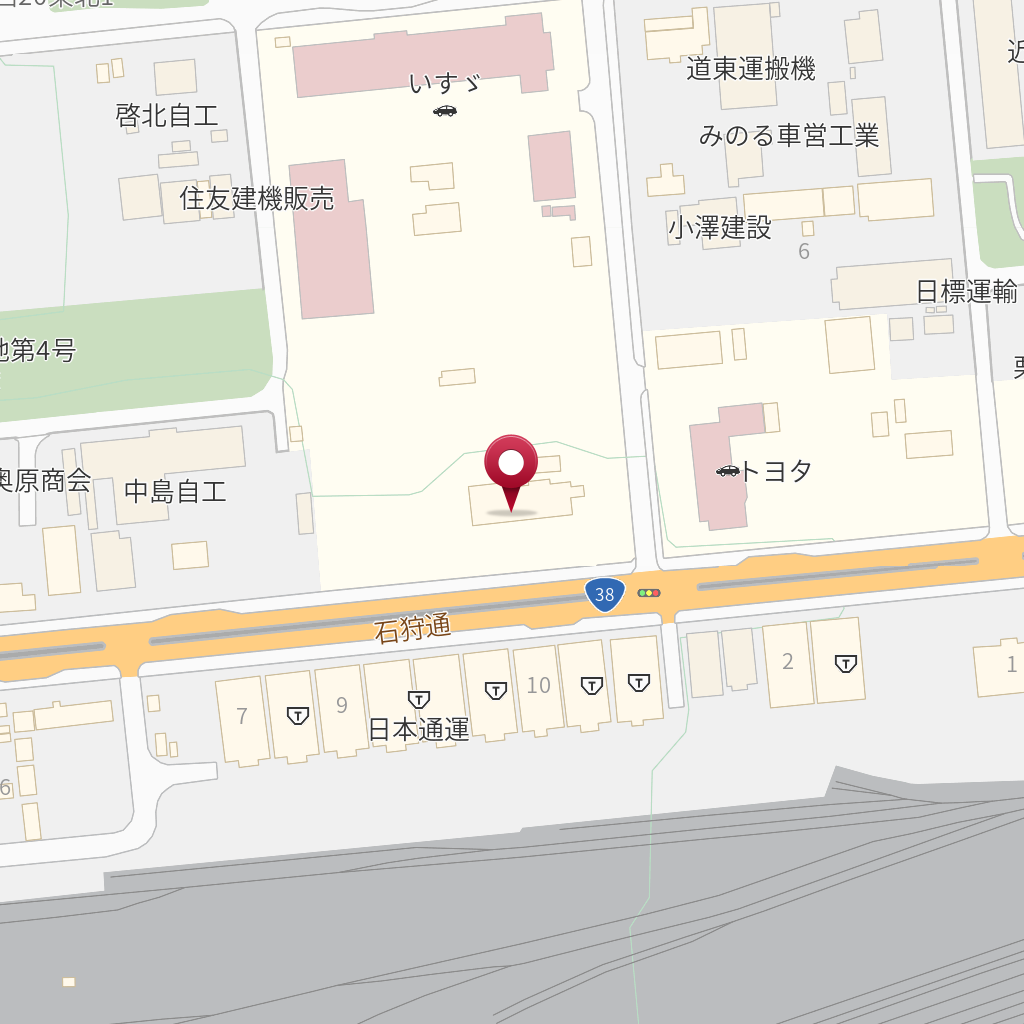 東北海道いすゞ自動車 帯広中古車センター の地図 住所 電話番号 Mapfan
