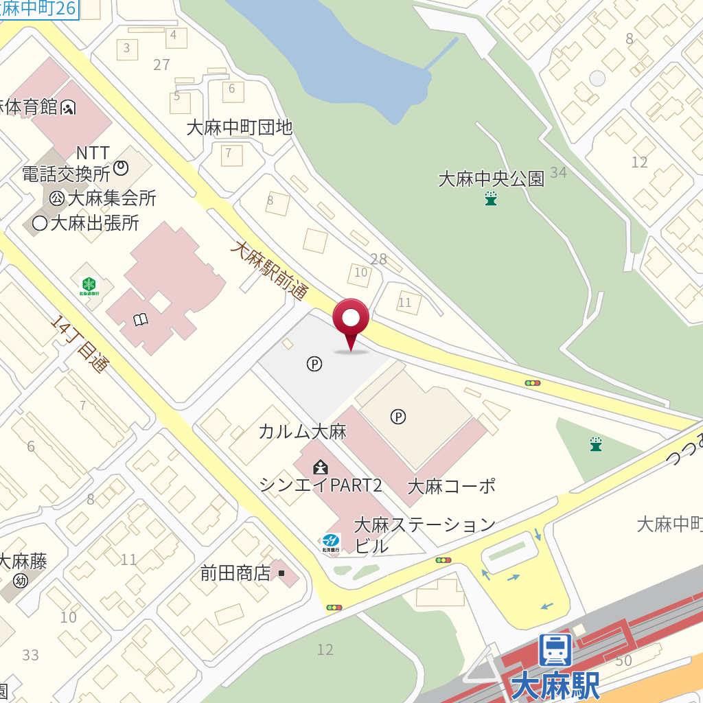 江別市役所大麻公民館 の地図、住所、電話番号 MapFan