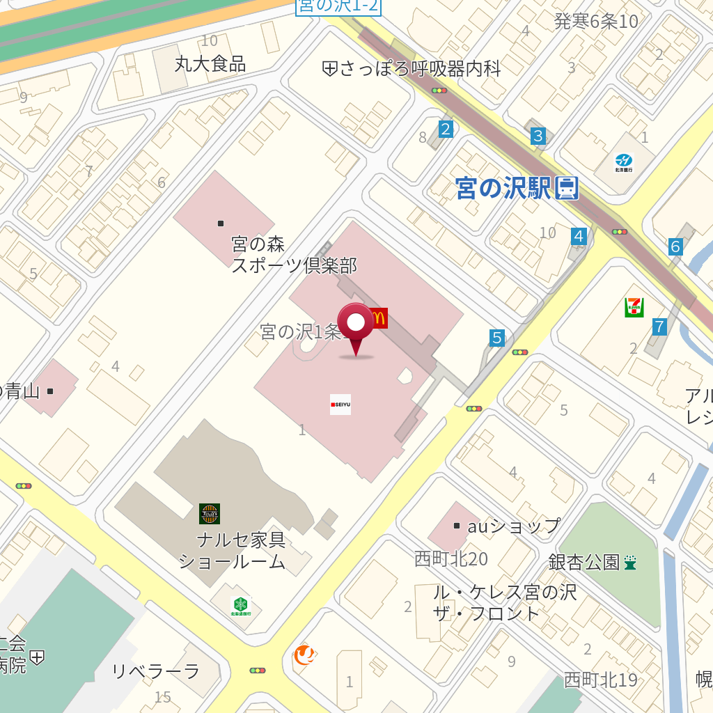 モンタボーのパン西友宮の沢店 の地図 住所 電話番号 Mapfan