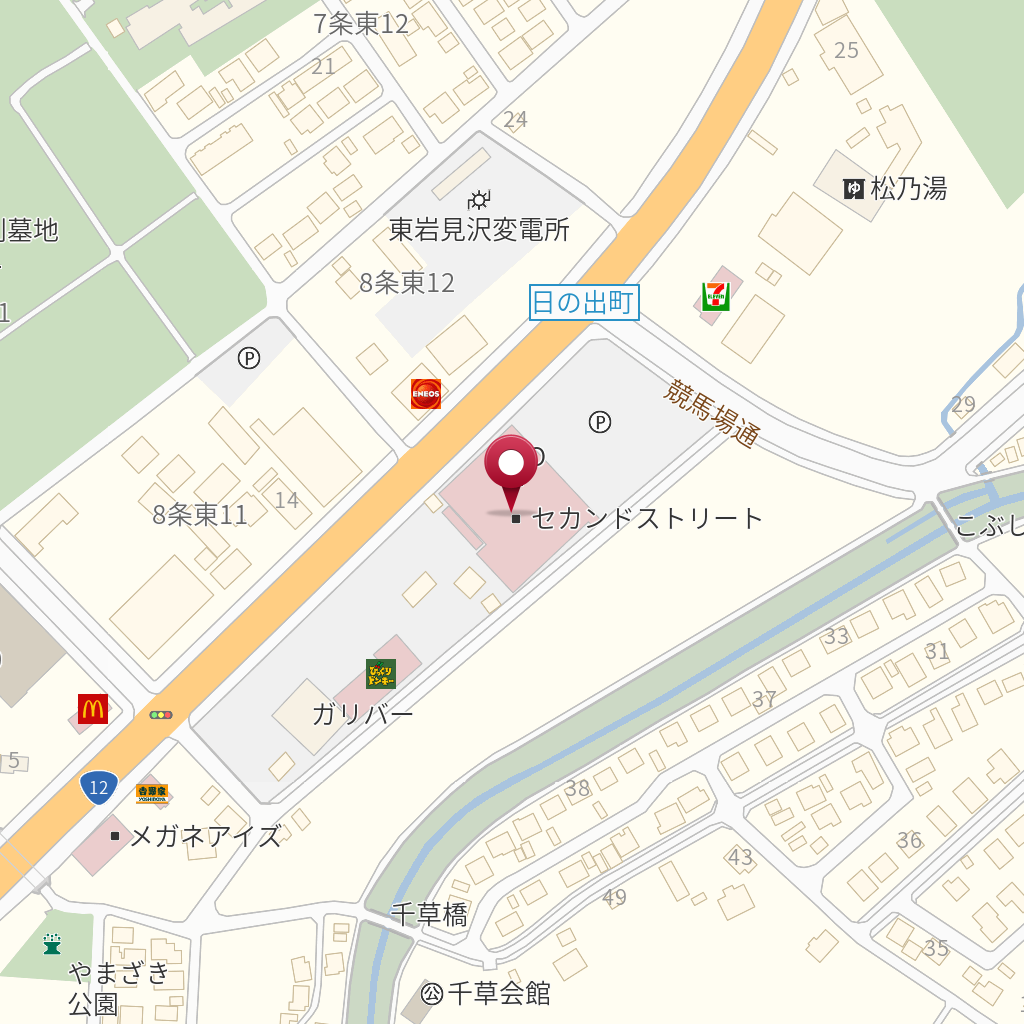 ゲオ 岩見沢日の出店 の地図 住所 電話番号 Mapfan