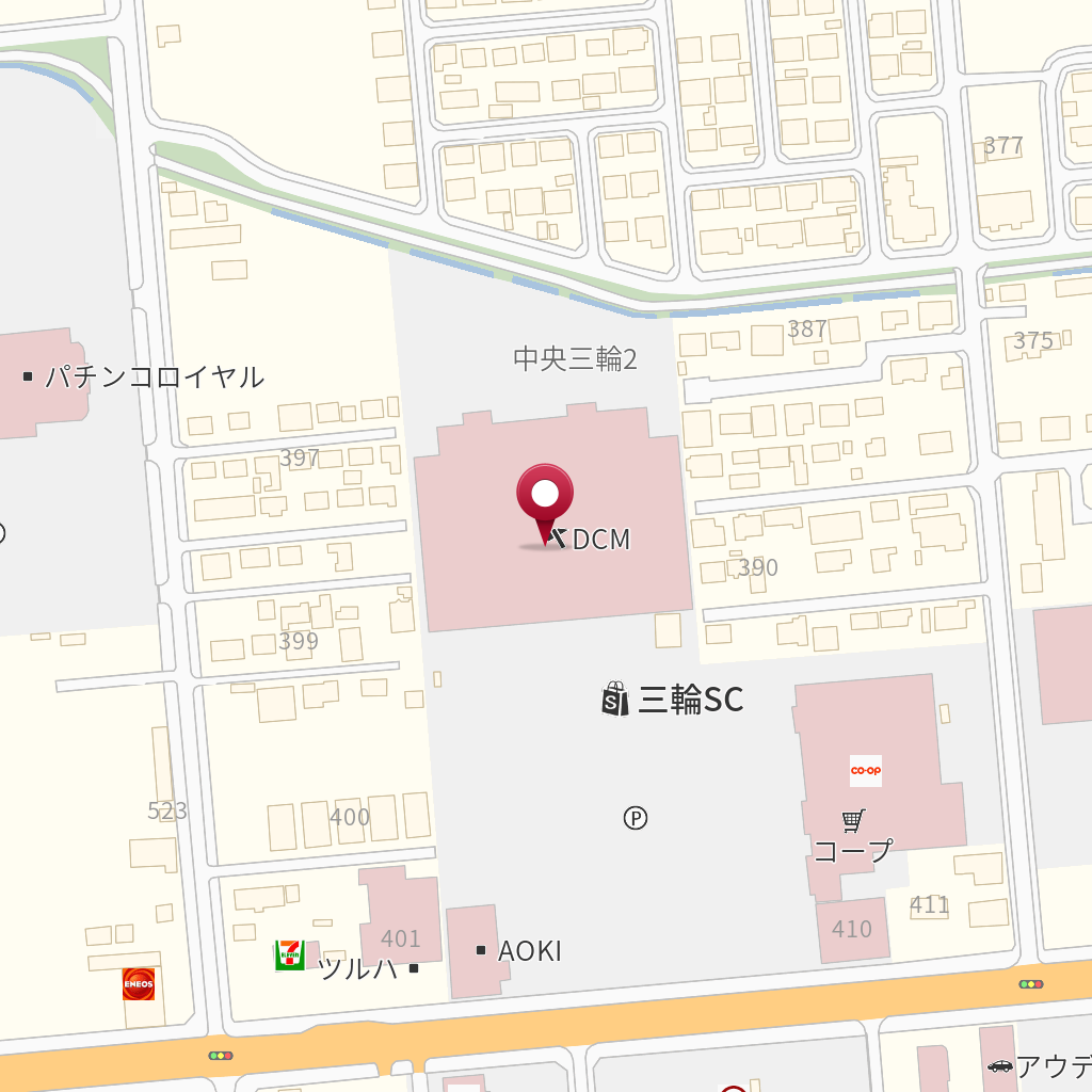 ｄｃｍホーマック三輪店 の地図 住所 電話番号 Mapfan